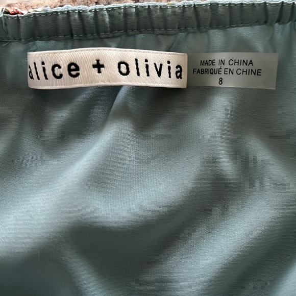 Alice + Olivia Floral Waylon Mini Dress - Picture 7 of 8